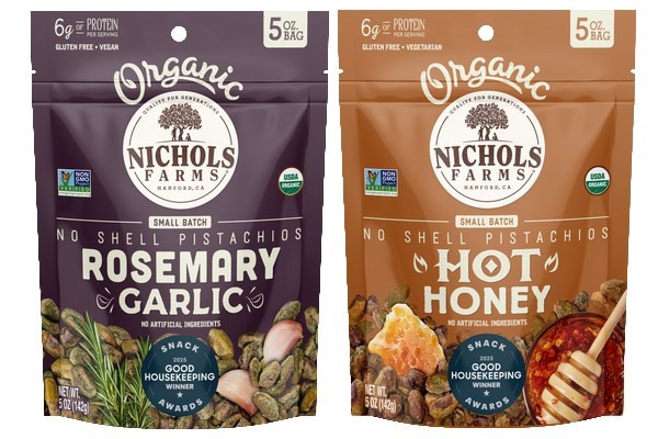 Award-winning organic pistachio line on display