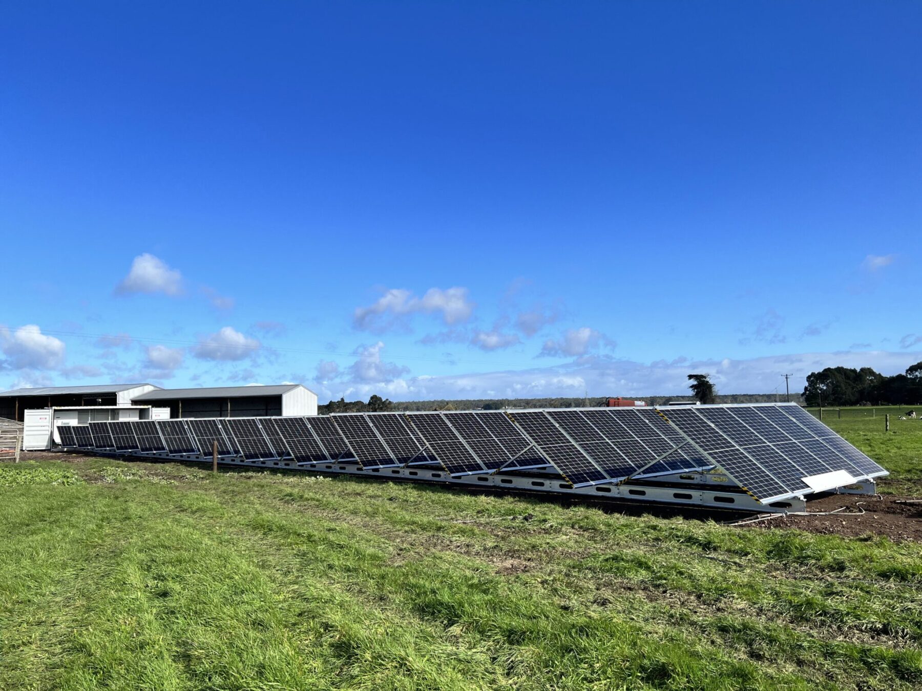 Microgrid is deliverable in a standard 20-ft. shipping container